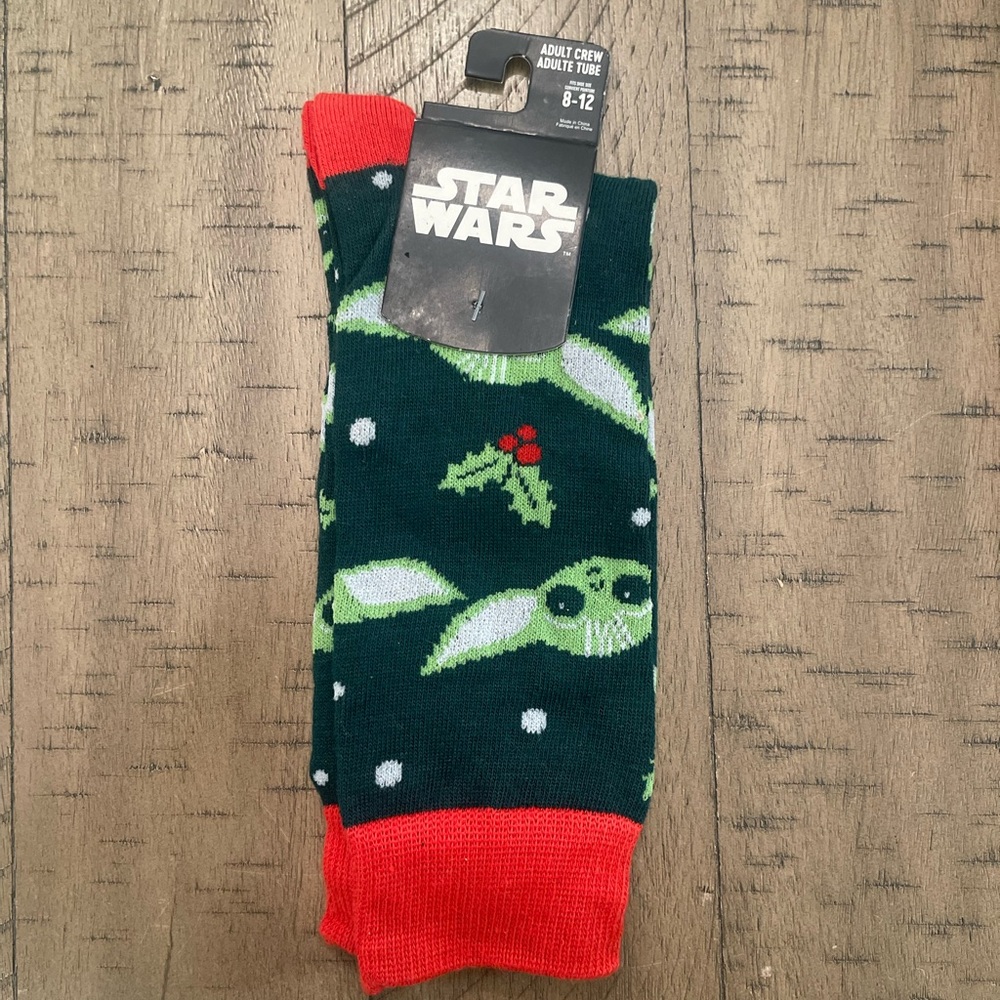 Star Wars Yoda Socks! Size 8-12